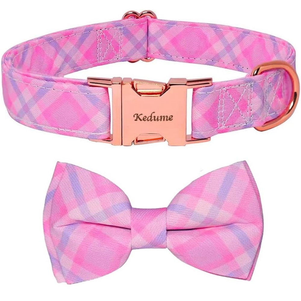 Dog collar with bowtie